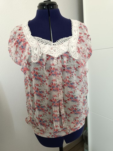 Bluse tunika chiffon - bluse, gr