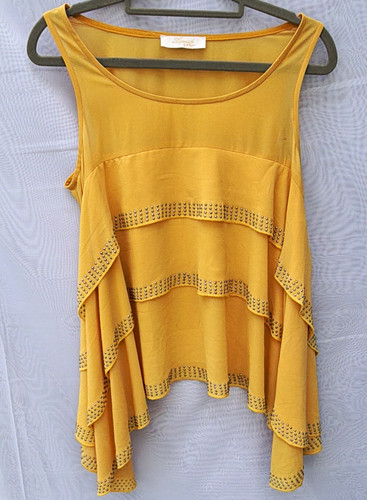 Damen top 42 gelb - gr.,