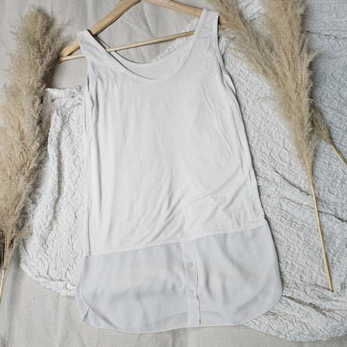 Longtop mit chiffonsaum - mit,