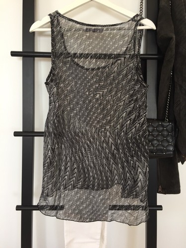 Transparentes chiffon top - transparentes,