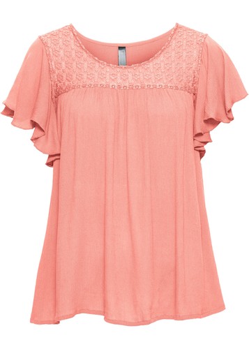 Chiffon bluse mit - chiffon-bluse,