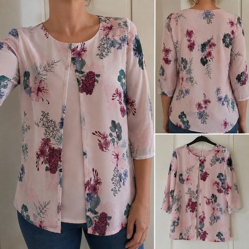 Chiffon bluse damen 52 - bluse,