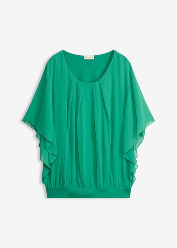 Chiffonbluse mit untertop - mit,