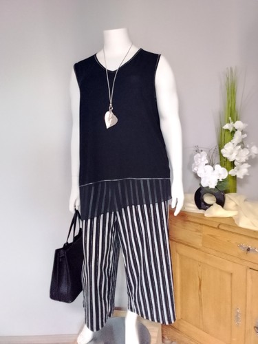 Mia moda edles jersey top - mia,