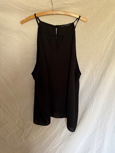 Damen bluse schwarz chiffon - damen,