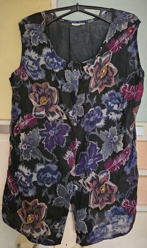 Bluse top größe - top, schwarz