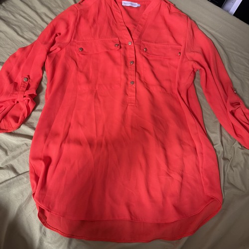 Tunika bluse rot orange von - orange,
