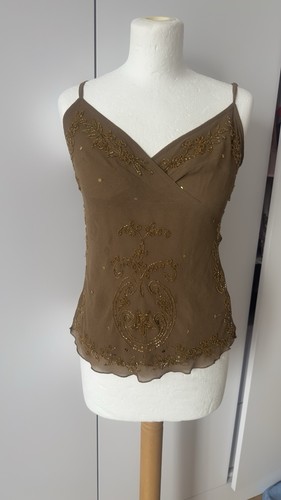 Chiffon träger top shirt - h&m,