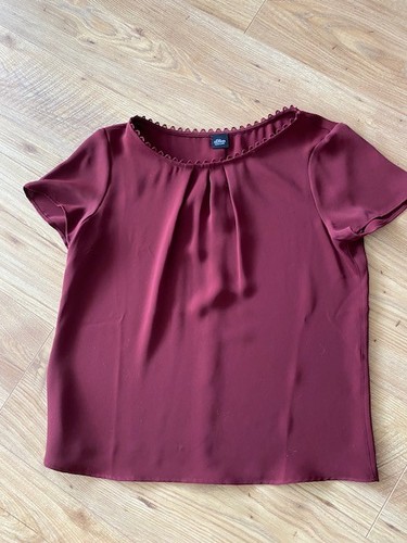 Bluse top kurzarm - -,