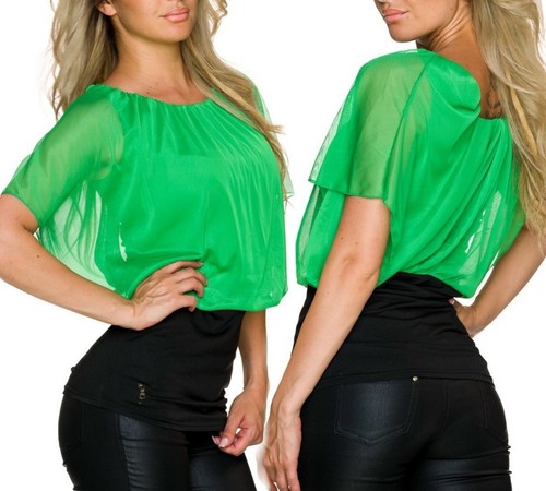 Sexy damen chiffon bluse - bluse, shirt