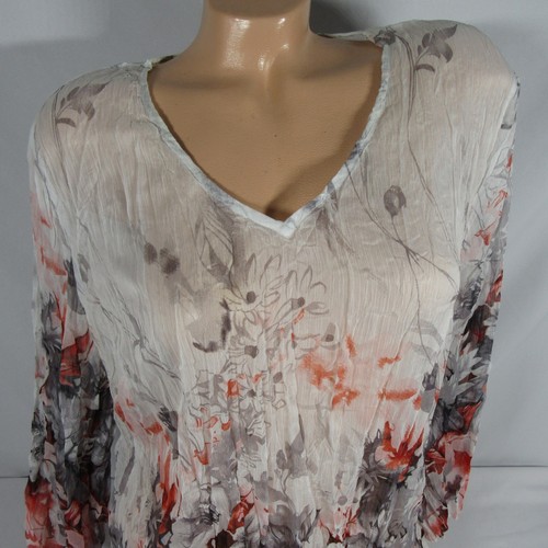 Damen chiffon crash bluse - *damen,