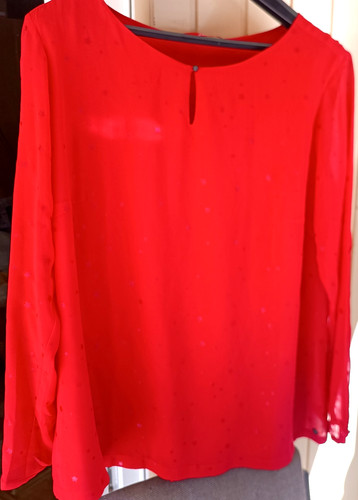 Oliver chiffonbluse rot - s.oliver,