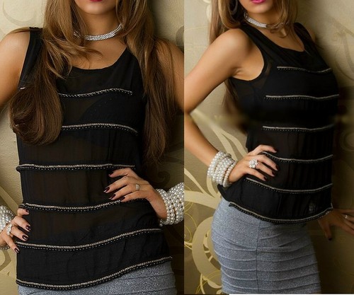 Sexy miss damen chiffon - sexy,
