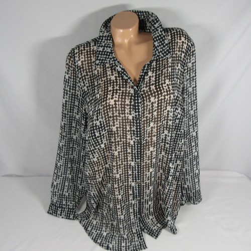 Damen chiffon bluse gr - ,