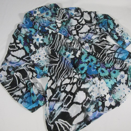 Damen chiffon bluse - chiffon, gr